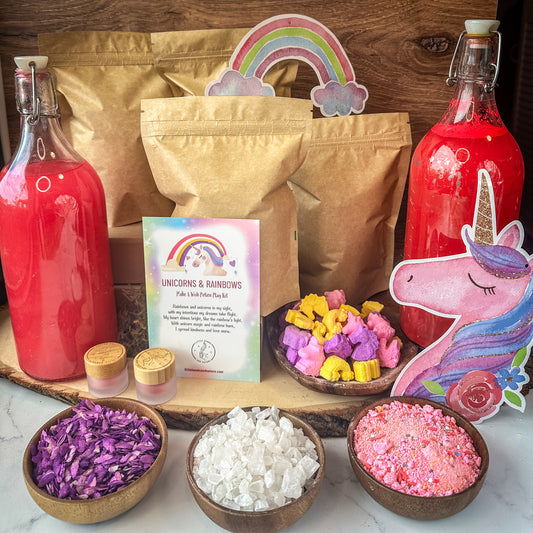 Unicorns And Rainbows Potion Party Kit