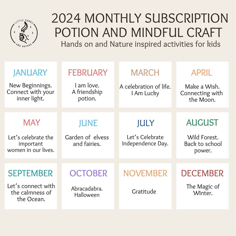 Potion Play and Mindful Activities Subscription Club