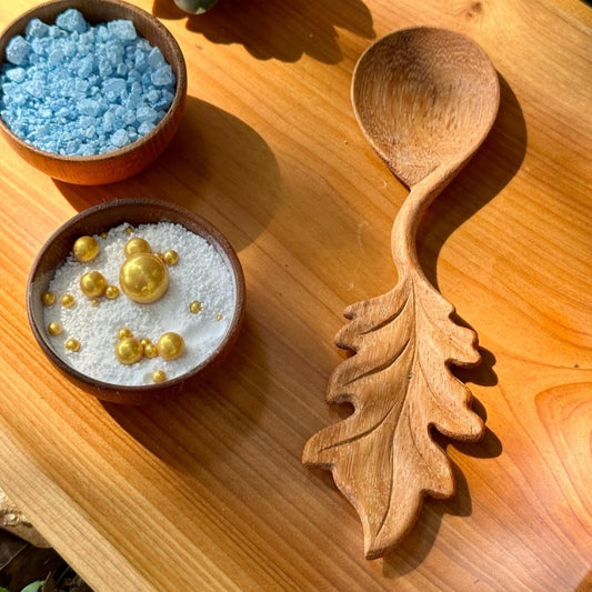 Feather Wooden Spoon