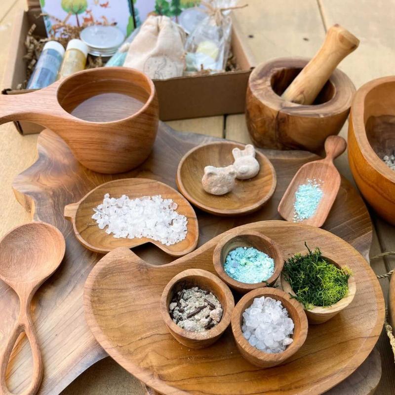 Best Potion Making Kit "Wild Forest" for kids emotional connections Imaginative play and love for nature with nontoxic ecofriendly ingredients