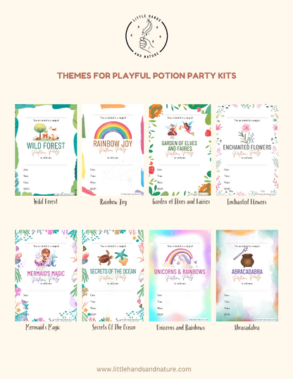 Fairy potion party mixing set
