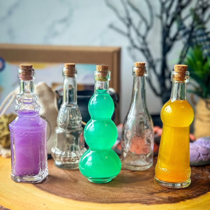 potion bottle shapes | glass potion bottles for potions making kit