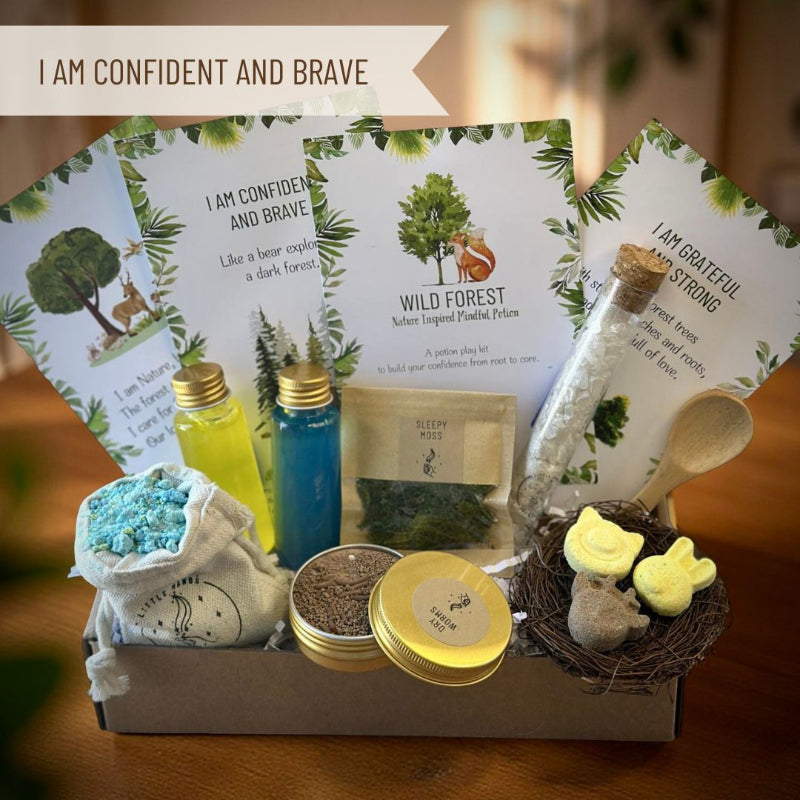 potion making kit: Wild Forest Potion Kit, Potion Recipe for kids ages 5–10 through a hands-on forest potion ritual