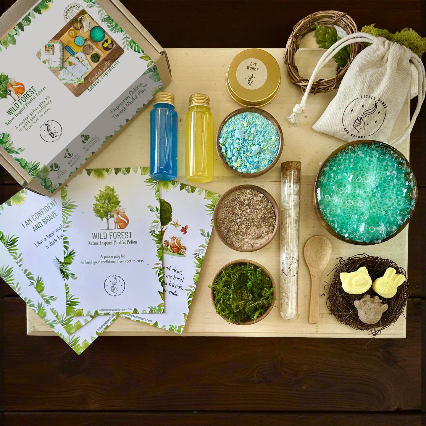 Potion Set: Wild Forest Potion Making Kit with Hands-on Potion Recipe through Wild Forest potion ritual for kids age group 4-5